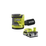 Pack ryobi ponceuse excentrique 18v one + rros18 - 0 - 1 batterie 4. 0ah - 1 chargeur rapide rc18120 ...