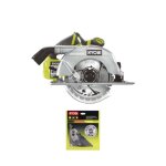Pack ryobi scie circulaire brushless 18v one + 60mm r18cs7 - 0 - lame carbure 184mm 24 dents csb184a1 ... Pack ryobi scie circulaire brushless 18v one + 60mm r18cs7 - 0 - lame carbure 184mm 24 dents csb184a1 ...