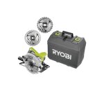 Pack ryobi scie circulaire rcs1600 - k2b - 1600w - 66mm - 1 lame 48 dents - 2 lames 24 dents Pack ryobi scie circulaire rcs1600 - k2b - 1600w - 66mm - 1 lame 48 dents - 2 lames 24 dents