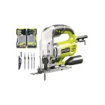 Pack ryobi scie sauteuse pendulaire rjs850ka5 - 600w - 85mm - lot de 5 lames - coffret de 20 lames - ...