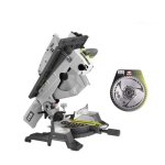 Pack ryobi scie sur table et onglet lectrique 1800w 254mm rtms1800 - g - lame carbure pour scies  coupe ...