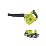 Pack ryobi souffleur d'atelier 18v one + r18tb - 0 - 1 batterie 2. 5ah - 1 chargeur rapide rc18120 - ...
