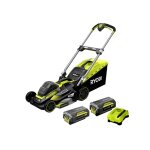 Pack ryobi tondeuse 36v rlm36x41h50pg - 2 batteries 36v lithiumplus 4. 0ah - 5. 0ah - 1 chargeur