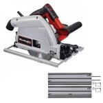 Pack scie plongeante filaire te - ps 165 - 1200w - 165mm + 2 rails de guidage einhell