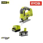 Pack scie sauteuse pendulaire ryobi 18 v one + r18js - 0 - 1 batterie 18v one + 4. 0ah lithiumplus - ...
