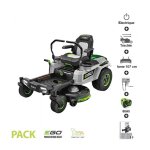 Pack tondeuse autoport�e zero turn coupe 107 cm 6 batteries 10ah et chargeur 1600w inclus ego zt4201e ...