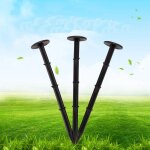 Paillis en plastique noir pour plante horticole de jardin, barrire contre les mauvaises herbes, tissu, ...