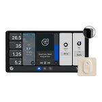 Painel t�til shelly wall display x2 sensor de h&t 6. 95