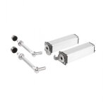 Paire de charn a ressort portillon 150mm