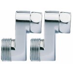 Paire de raccords excentr�s de 40 mm - m15x21 - f15x21 riquier
