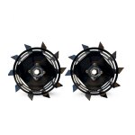 Paire de roues mtalliques 4. 00 - 8 axe 32 mm pour motoculteur toute marque ¿ daewoo daacc - 116 - ...