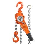 Palan  levier - vevor - g80 0, 75t 2, 8m capacit levage - palan  chane  cliquet manuel