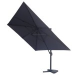 Palatino gris : parasol d�port�, carr� de 3x3m, rotatif a 360