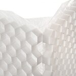 Palette de 33 stabilisateurs de gravier (63, 36 m) - blanc - 120 x 160 x 3 cm blanc - yeed