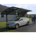 Palram - carport simple 14. 3m gris anthracite 704229