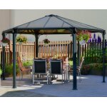 Palram - gazebo tonnelle hexagonale 13. 16m gris anthracite 702563 Palram - gazebo tonnelle hexagonale 13. 16m gris anthracite 702563