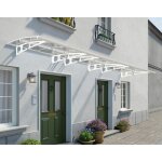 Palram - marquise transparente 139x670, 5cm blanc 703842