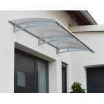 Palram - marquise transparente 91, 5x205, 5cm argent 701125