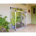 Palram - serre de jardin adoss�e 0. 75m argent 702969