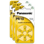 Panasonic lot de 3 blisters 6 piles pr10 zinc air pour appareils auditifs Panasonic lot de 3 blisters 6 piles pr10 zinc air pour appareils auditifs