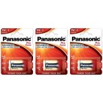 Panasonic lot de 3 piles alcaline pro power gold 6lr61 / 9v block Panasonic lot de 3 piles alcaline pro power gold 6lr61 / 9v block