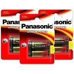 Panasonic lot de 3 piles photo power 2cr5 lithium battery 6v 2 cr 5