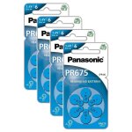 Panasonic lot de 4 packs 6 piles pr675 zinc air pour appareils auditifs (pr44) Panasonic lot de 4 packs 6 piles pr675 zinc air pour appareils auditifs (pr44)