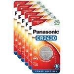 Panasonic lot de 6 blisters de 1 pile lithium cr2430 3v Panasonic lot de 6 blisters de 1 pile lithium cr2430 3v