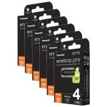 Panasonic lot de 6 eneloops pro pack 4 piles rechargeables micro 930mah aaa ni - mh Panasonic lot de 6 eneloops pro pack 4 piles rechargeables micro 930mah aaa ni - mh