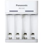 Panasonic bq - cc61 chargeur de piles rondes nimh lr03 (aaa), lr6 (aa)