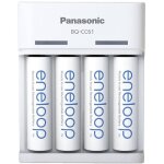 Panasonic - bq - cc61 + eneloop aa chargeur de piles rondes nimh lr03 (aaa), lr6 (aa) s601002