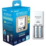 Panasonic eneloop chargeur compact charger bw - cc50 avec 2xaa 2000 mah