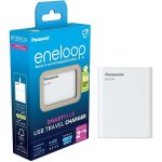 Panasonic eneloop chargeur smart plus usb travel charger bq - cc87 sans piles