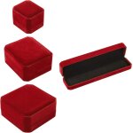 Pandahall lot de 18 botes a bijoux carres en carton blanc effet marbre pour bagues, bijoux, 9, 1 x ...