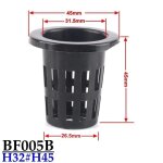 Paniers hydroponiques noirs, 50 pices, eponge de jardin, lgumes, panier de culture hydroponique sans ...