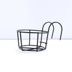 Paniers suspendus en fer pour pot de fleurs, balcon, supports ronds pour plantes, clture de garde - ...