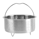 Panier vapeur en acier inoxydable avec poignee, 20 cm, pour retirer le sucre, pour cuiseur a riz, pour ... Panier vapeur en acier inoxydable avec poignee, 20 cm, pour retirer le sucre, pour cuiseur a riz, pour ...