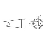 Panne de fer � souder 3, 2mm weller lht - c