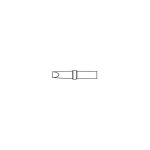 Panne de fer  souder plate 4, 6 mm weller et - d