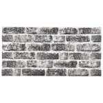 Panneaux muraux 3d design brique gris foncé 11 pcs eps Panneaux muraux 3d design brique gris foncé 11 pcs eps