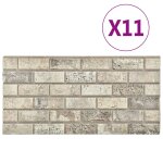 Panneaux muraux 3d avec design de brique sable 11 pcs eps Panneaux muraux 3d avec design de brique sable 11 pcs eps