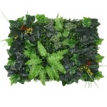 Panneau mural vert avec plantes artificielles, modle gazon 40 x 60, tapis de pelouse, dcoration pour ...