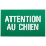 Panneau rigide en polystyrène choc attention au chien - rigide 330x200mm Panneau rigide en polystyrène choc attention au chien - rigide 330x200mm