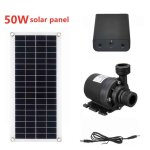 Panneau solaire 800l / h kit de panneau pompe  eau sans brosse cellule photovoltaque fontaine piscine ...