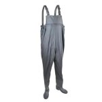 Pantalon,  bavette, salopette, pour la pche,  bretelles rglables, bottes, taille 45