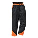 Pantalon b�cheron forestier oak portwest noir / orange l