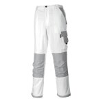 Pantalon de peintre portwest craft blanc s
