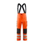 Pantalon de pluie � bretelles blaklader haute visibilit� orange xs
