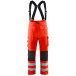 Pantalon de pluie haute - visiblit� niveau 2 1302 - rouge fluo xxxl