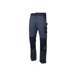 Pantalon de travail bicolore multipoches zro mtal gris sombre / noir 1622 sulfate - lma